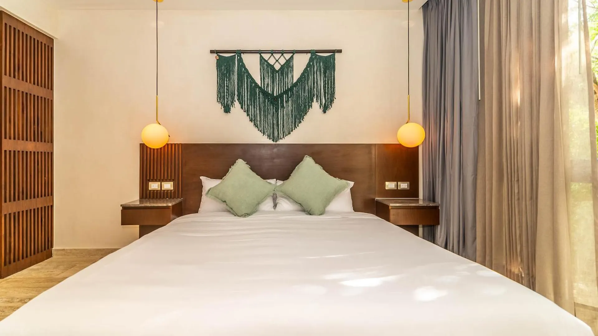 Semesterbostad Lux 2Br With Rooftop Pool, Spa, Gym, Kids Playroom #229 Tulum